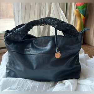 RABEANCO Teal Leather Purse